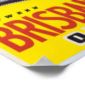  Sunshine Route Brisbane & Cairns Australië Poster (Hoek)