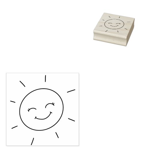 Sunshine Rubberstempel (Gestempeld)