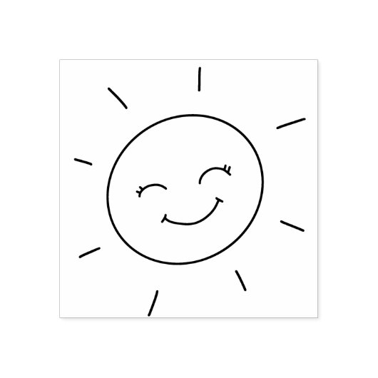 Sunshine Rubberstempel (Afrduk)