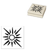 Sunshine Rubberstempel (Gestempeld)
