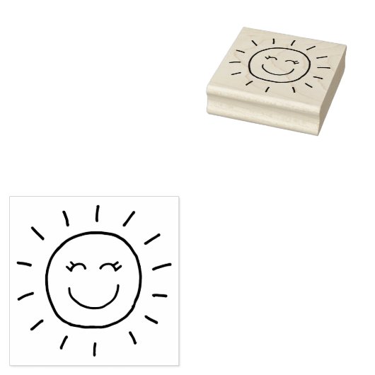 Sunshine Rubberstempel (Gestempeld)