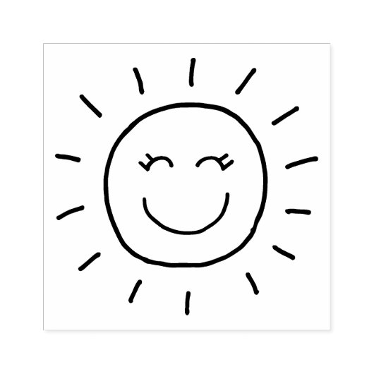 Sunshine Rubberstempel (Afrduk)