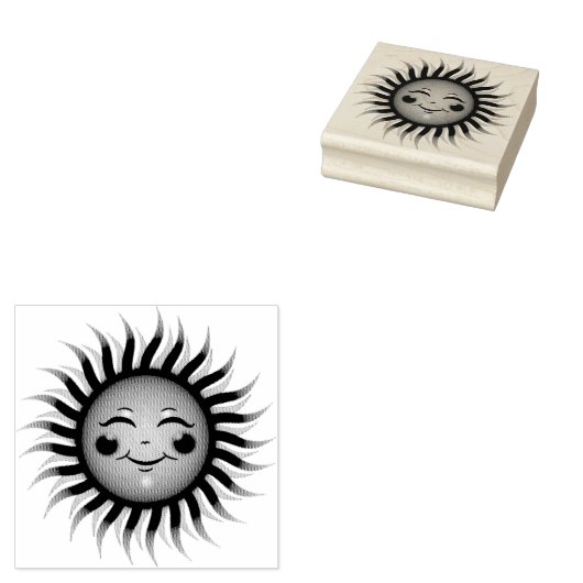 Sunshine Rubberstempel (Gestempeld)