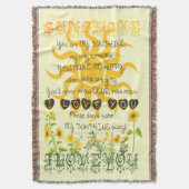 Sunshine Rug met hart Deken (Voorkant Verticaal)