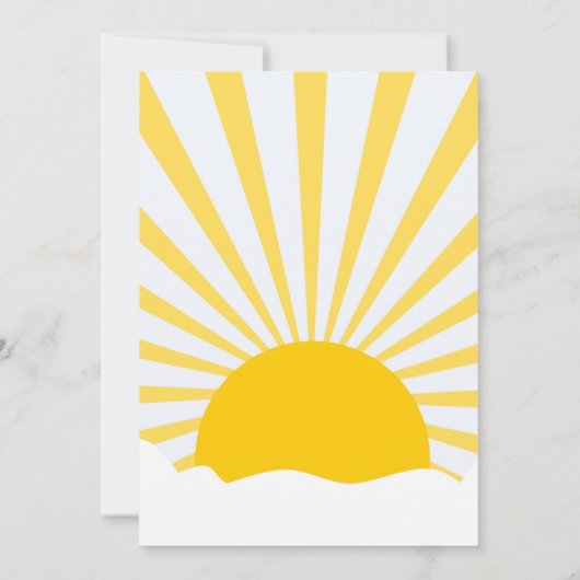 Sunshine SCHOOL IS UIT VOOR ZOMER leraar cadeaukaa Kaart (Achterkant)