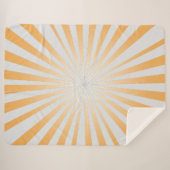 Sunshine Serenade Sherpa Deken (Voorkant (horizontaal))