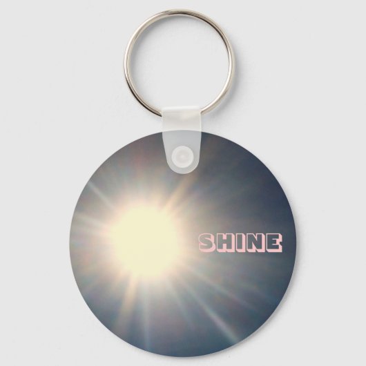 SUNSHINE, "SHINE" sleutelhanger (Voorkant)
