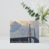 Sunshine Skyway Bridge Briefkaart (Staand voorkant)