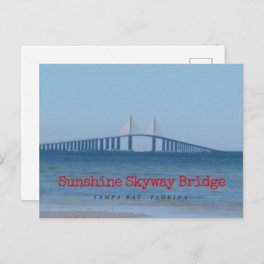 Sunshine Skyway Bridge Briefkaart (Voorkant / Achterkant)