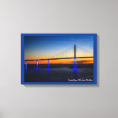 Sunshine Skyway Bridge Canvas Afdruk (Voorkant)
