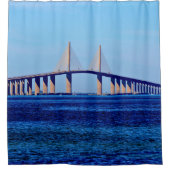 Sunshine Skyway Bridge Douchegordijn (Voorkant)
