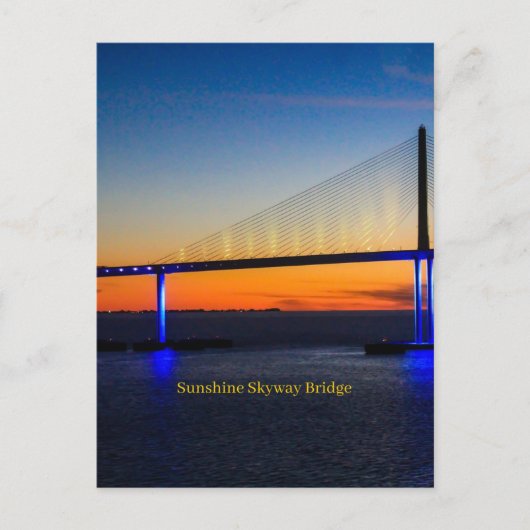 Sunshine Skyway Bridge, Florida Briefkaart (Voorkant)