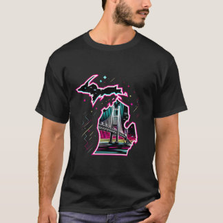 Sunshine Skyway Bridge Florida Esthetische jaren 8 T-shirt