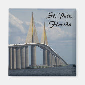 Sunshine Skyway Bridge Florida fotomagneet Magneet (Voorkant)