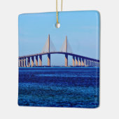 Sunshine Skyway Bridge Keramisch Ornament (Links)