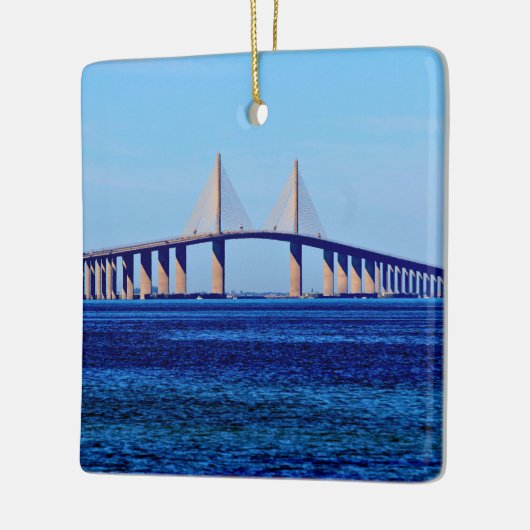 Sunshine Skyway Bridge Keramisch Ornament (Links)