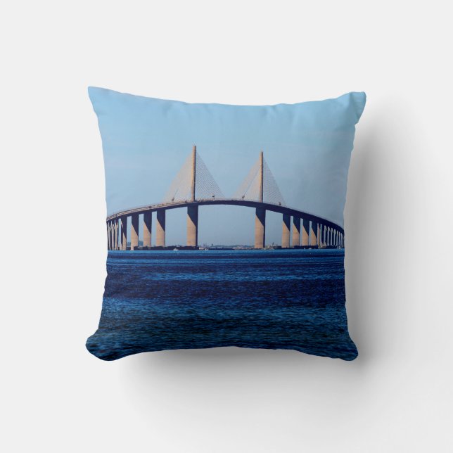 Sunshine Skyway Bridge Kussen (Voorkant)