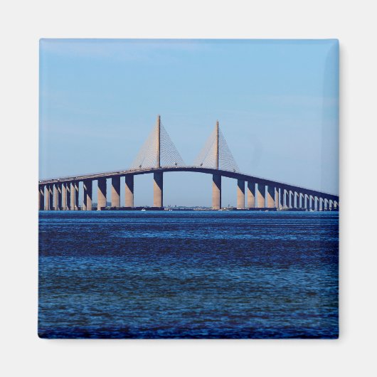 Sunshine Skyway Bridge Magneet (Voorkant)