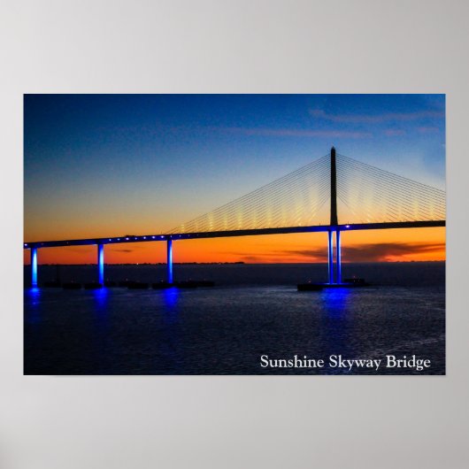 Sunshine Skyway Bridge Poster (Voorkant)