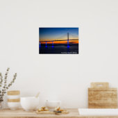Sunshine Skyway Bridge Poster (Keuken)