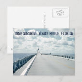 Sunshine Skyway Bridge St. Petersburg, Florida, 19 Briefkaart (Voorkant / Achterkant)