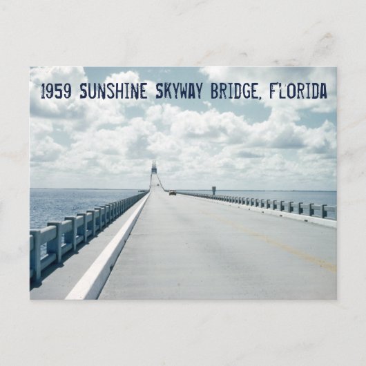 Sunshine Skyway Bridge St. Petersburg, Florida, 19 Briefkaart (Voorkant)