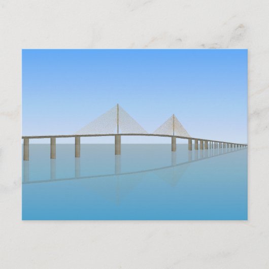 Sunshine Skyway Bridge Tampa Bay: Briefkaart (Voorkant)