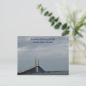 Sunshine Skyway Bridge Tampa Bay, FL. Postkaart (Staand voorkant)