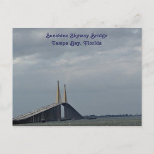 Sunshine Skyway Bridge Tampa Bay, FL. Postkaart
