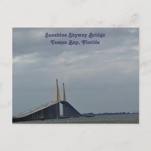 Sunshine Skyway Bridge Tampa Bay, FL. Postkaart (Voorkant)