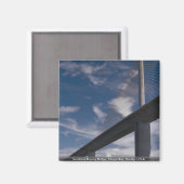 Sunshine Skyway Bridge, Tampa Bay, Florida, VS Magneet (Voorkant / Achterkant)