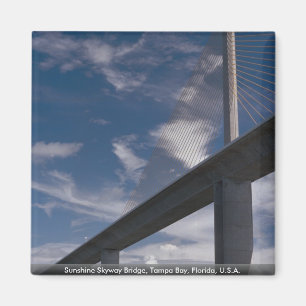 Sunshine Skyway Bridge, Tampa Bay, Florida, VS Magneet