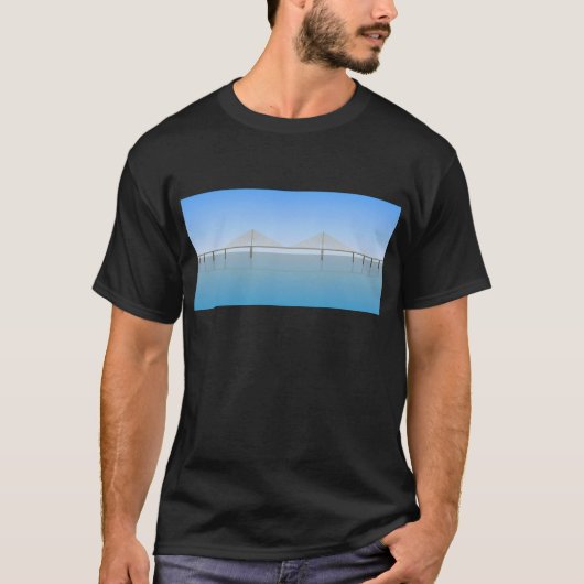 Sunshine Skyway Bridge Tampa Bay: T-shirt (Voorkant)