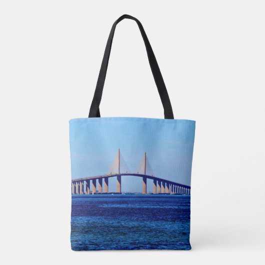 Sunshine Skyway Bridge Tote Bag (Achterkant)