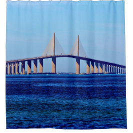 Sunshine Skyway-brug Douchegordijn