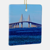 Sunshine Skyway-brug Keramisch Ornament (Rechts)