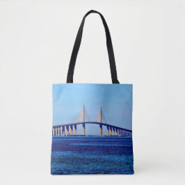 Sunshine Skyway-brug Tote Bag
