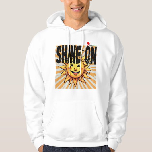 Sunshine Smile Gezellige Trui Hoodie (Voorkant)