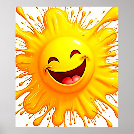 Sunshine Smiles: Bursting Joy Poster (Voorkant)