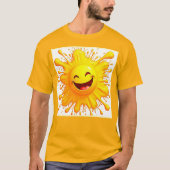 Sunshine Smiles: Bursting Joy T-shirt (Voorkant)