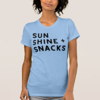 SUNSHINE + SNACKS dames t-shirt