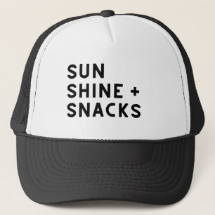SUNSHINE + SNACKS dames t-shirt Trucker Pet