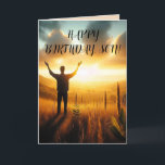 SUNSHINE SON VERJAARDAG KAART<br><div class="desc">Als je baby je zonnetje is,  is dit de verjaardagskaart voor hem.</div>