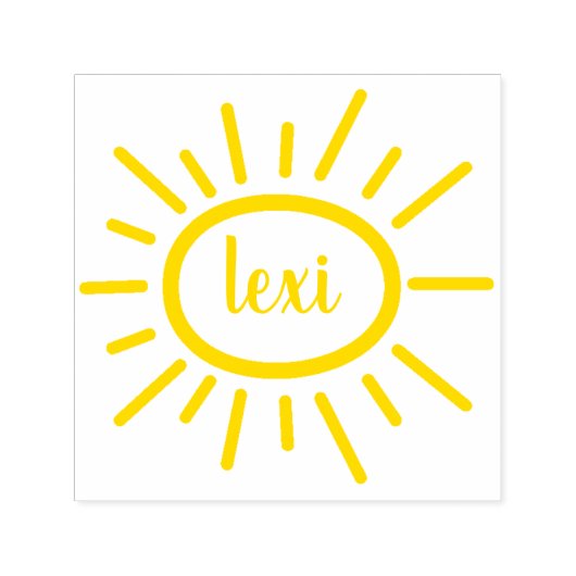 Sunshine Stamp Zelfinktende Stempel (Design)