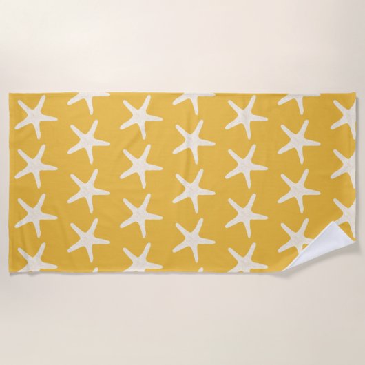 Sunshine Starfish Dog Bath or Rainy Day Towel Strandlaken (Voorkant)