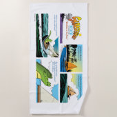 Sunshine State Beach Towel: Beach Poetry Strandlaken (Voorkant)