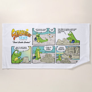 Sunshine State Beach Towel: Fun in de zon Strandlaken