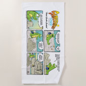 Sunshine State Beach Towel: Fun in de zon Strandlaken (Voorkant)