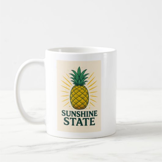 Sunshine State Mok – Ananas Illustratie (Links)