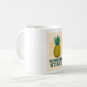 Sunshine State Mok – Ananas Illustratie (Voorkant links)